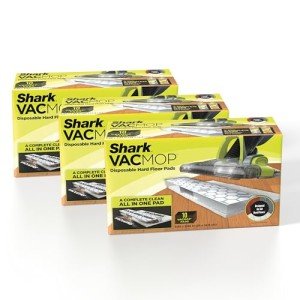 Shark VMP30 VACMOP Disposable Mop Pad Refills, 30 Count