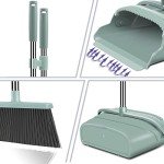 Kelamayi Large Broom and Dustpan Set in Green
