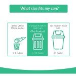 Compostable 6-8 Gallon Trash Bags | 100 Pack