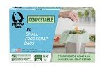 Hippo Sak Compostable Food Scrap Bags, 80 Pack
