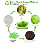 Biodegradable Small Trash Bags, 200 Count, 4 Gallon