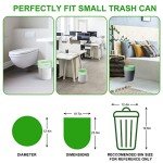 Biodegradable Small Trash Bags, 200 Count, 4 Gallon