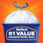 Hefty Strong 13 Gallon Drawstring Kitchen Trash Bags