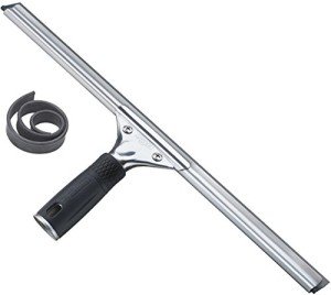 Unger 16 Inch Professional Steel Squeegee with Rubber