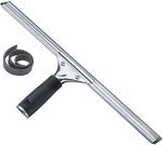 Unger 16 Inch Professional Steel Squeegee with Rubber