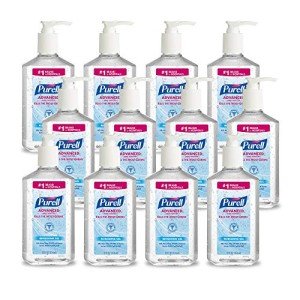 PURELL Advanced Hand Sanitizer Gel, Clean Scent, 12 oz