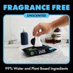 Dude Dispenser Flushable Wet Wipes - Pack of 3