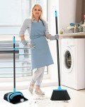 Broom and Dustpan Set with Extension Pole
