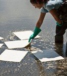 Oil-Only Lightweight Absorbent Pads, 15"x17