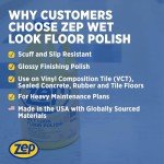 Zep Wet Look Floor Polish - 1 Gallon Duo