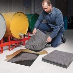 PIG Premium Oil Absorbent Mat Pads - 100 Count