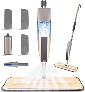 Microfiber Spray Mop with Washable Pads for Floors