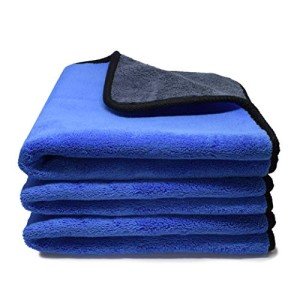 3-Pack Microfiber Towels for Cars and Home
