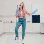 18'' Microfiber Mop with Extendable Handle and Pads