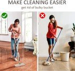 Microfiber Spray Mop with Washable Pads for Floors