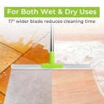 Rubber Squeegee Broom with Long Handle