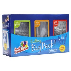 Clear 300 Count Cutlery Combo Box
