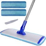 18" Microfiber Floor Mop with Stainless Steel Handle