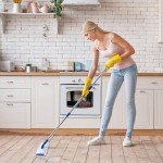 18" Microfiber Floor Mop with Stainless Steel Handle