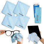 Microfiber Cleaning Cloths - 4-Pack, 12"x12