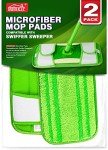 Microfiber Mop Pads for Swiffer - Reusable, 2 Pack