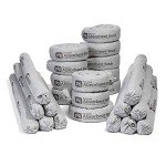 Gray Absorbent Sock, 24 Gallons, Pack of 24