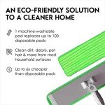 Microfiber Mop Pads 4 Pack - Reusable 18" Refills