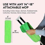 Microfiber Mop Pads 4 Pack - Reusable 18" Refills