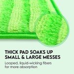 Microfiber Mop Pads 4 Pack - Reusable 18" Refills
