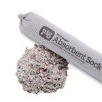 Gray Absorbent Sock, 24 Gallons, Pack of 24