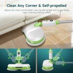 AlfaBot Cordless Electric Mop with Dual Spin Action