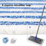 Extra Large Microfiber Mop with 5 Reusable Refills