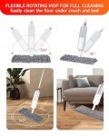 Versatile Spray Mop with Reusable Microfiber Pads
