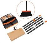 Long-Handled Broom and Dustpan Combo Set