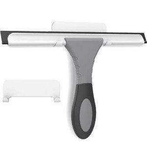 Fabspace Versatile Silicone Shower Squeegee with Hook