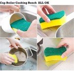 Eco-Friendly Non-Scratch Kitchen Cleaning Sponges - 24 Pack
