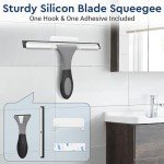 Fabspace Versatile Silicone Shower Squeegee with Hook