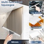 Fabspace Versatile Silicone Shower Squeegee with Hook