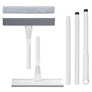 SetSail 2-in-1 Window Squeegee with Extension Pole