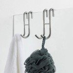 Simtive 10-Inch Shower Squeegee Set with Hooks