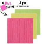 Mr. Pen Reusable Dish Cloths - 6 Pack
