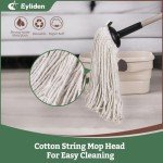 Eyliden Adjustable String Mop with 2 Reusable Heads