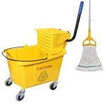 Midoneat 35Qt Mop Bucket with Side Press Wringer