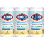 Clorox Compostable Cleaning Wipes, Lemon Scent, 3 Pack