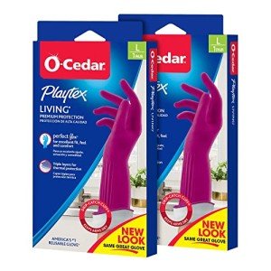 Playtex Living Large Reusable Rubber Cleaning Gloves