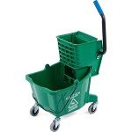 Carlisle Mop Bucket with Side-Press Wringer, 26 Quarts