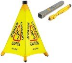 Alpine Bilingual Wet Floor Caution Sign, 20