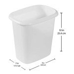 Rubbermaid 1.5-Gallon White Vanity Trash Can