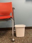 Rubbermaid 1.5-Gallon White Vanity Trash Can