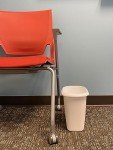 Rubbermaid 1.5-Gallon White Vanity Trash Can